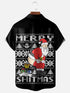 Men's Christmas Funny Graphic Short Sleeve Hawaiian Shirt